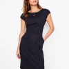 Petite Dresses | Short-Boden Florrie Jersey Dress- Navy