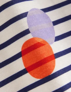 Dresses-Boden Fun Breton Dress-Multi Spot Stripe MultiSpotStripe