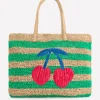 Bags-Boden Fun Holiday Tote- Tan