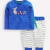 Playsuits & Rompers-Boden Fun Jersey Play Set-Bright Blue Bunny BrightBlueBunny