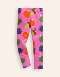 Leggings | Pants & Jeans-Boden Fun Leggings-Cosmos Pink Strawberry Patch CosmosPinkStrawberryPatch