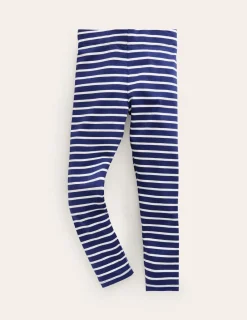 Leggings | Pants & Jeans-Boden Fun Leggings-Starboard Blue / Ivory