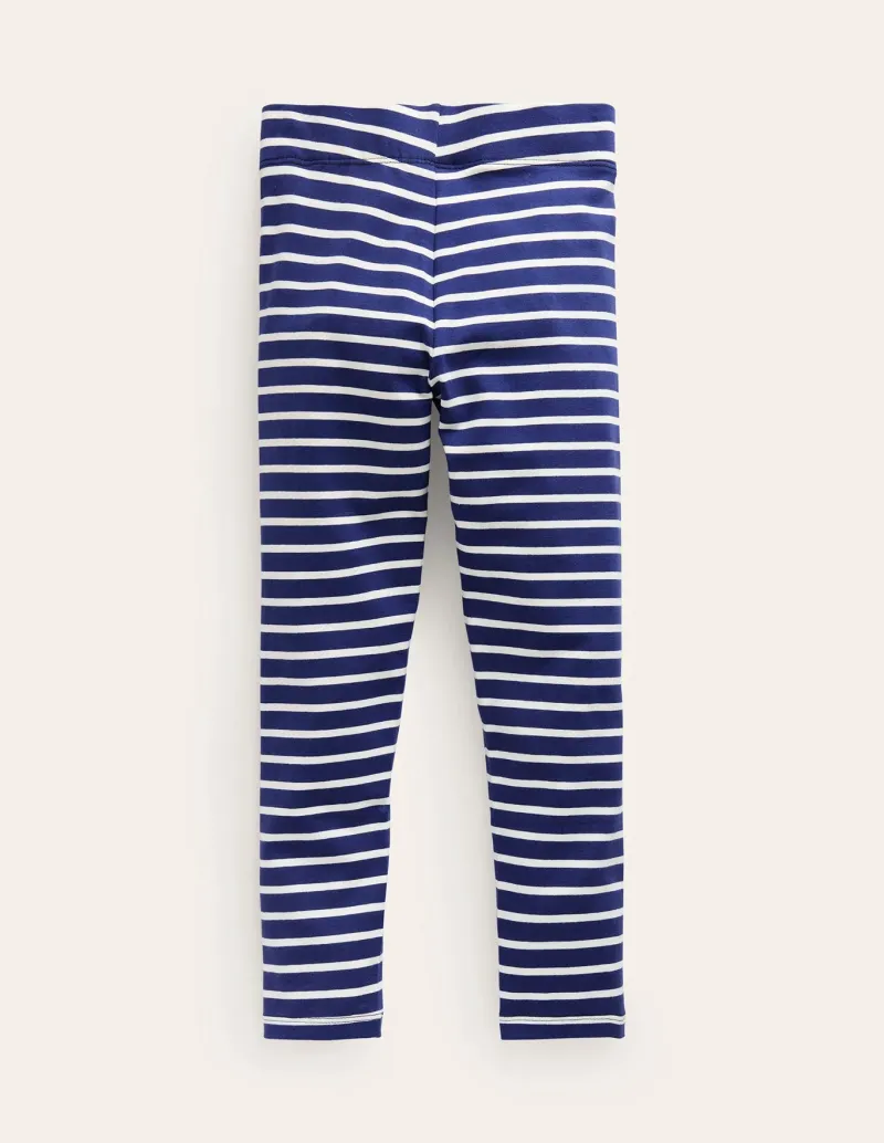 Leggings | Pants & Jeans-Boden Fun Leggings-Starboard Blue / Ivory