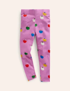 Leggings | Pants & Jeans-Boden Fun Leggings-Vintage Mauve Rainbow Apples VintageMauveRainbowApples