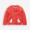 Sweaters & Cardigans-Boden Fun Logo Cardigan-Jam Red Bunnies JamRedBunnies
