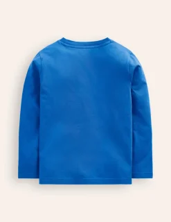 Tops, T-Shirts & Polos-Boden Fun Superstitch Grid T-Shirt-Greek Blue Arctic Animals GreekBlueArcticAnimals