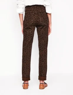 Jeans-Boden Girlfriend Jeans- Leopard