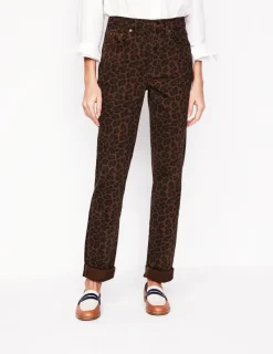 Jeans-Boden Girlfriend Jeans- Leopard