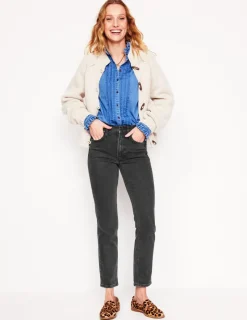 Jeans-Boden Girlfriend Jeans-Washed Black WashedBlack