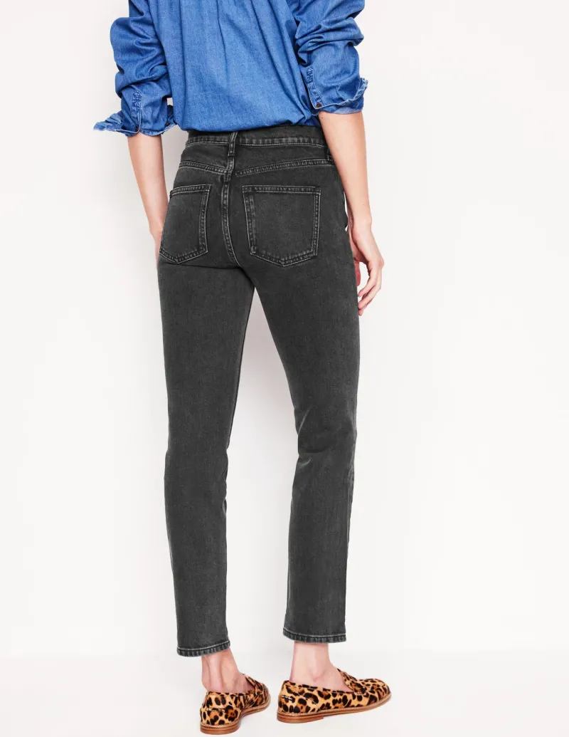 Jeans-Boden Girlfriend Jeans-Washed Black WashedBlack