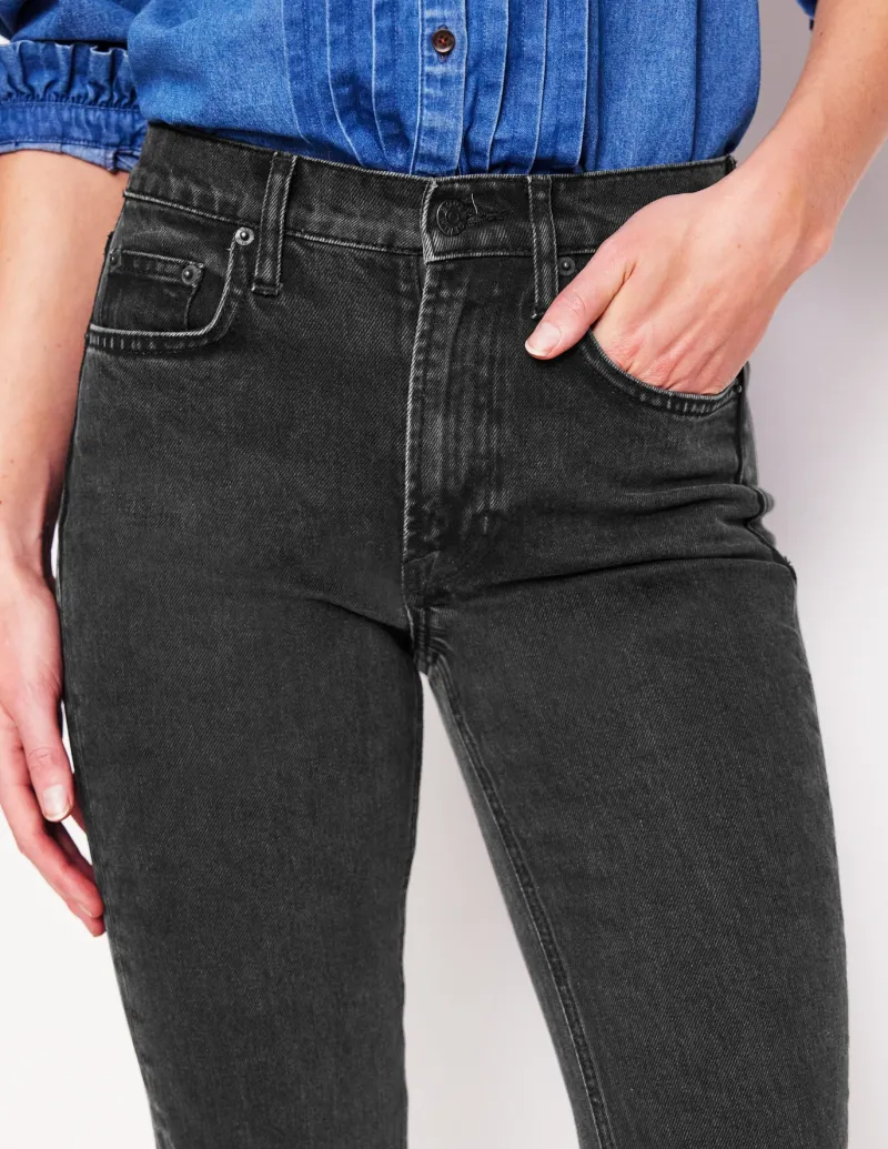Jeans-Boden Girlfriend Jeans-Washed Black WashedBlack