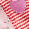 Playsuits & Rompers-Boden Girls Twin Pack Rompers-Chalk Pink Love Bunnies ChalkPinkLoveBunnies