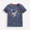 Tops, T-Shirts & Polos-Boden Glow Superstitch T-shirt-Robot Blue Space RobotBlueSpace