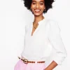 Tops & Blouses-Boden Grace Linen Top- White