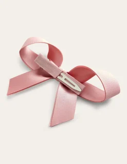 Accessories-Boden Grosgrain Hair Bow-Boto Pink BotoPink