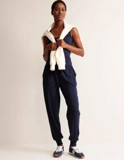 Nightwear & Lougewear | Pants-Boden Hareem Jersey Sweatpants- Navy