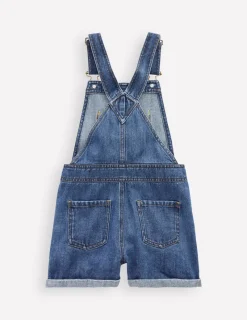Pants & Jeans | Dresses-Boden Heart Pocket Short Dungarees-Vintage Embroidered Daisy VintageEmbroideredDaisy
