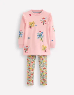 Sweatshirts & Hoodies | Tunics-Boden Heart Pocket Tunic Set-Berry Floral BerryFloral