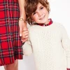 Sweaters & Cardigans-Boden Heritage Cable Sweater- Ecru