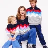 Sweaters & Cardigans-Boden Heritage Half-Zip Sweater-Grey Marl Chevron GreyMarlChevron