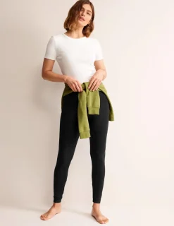 Nightwear & Lougewear | Pants-Boden High Rise Jersey Leggings- Black