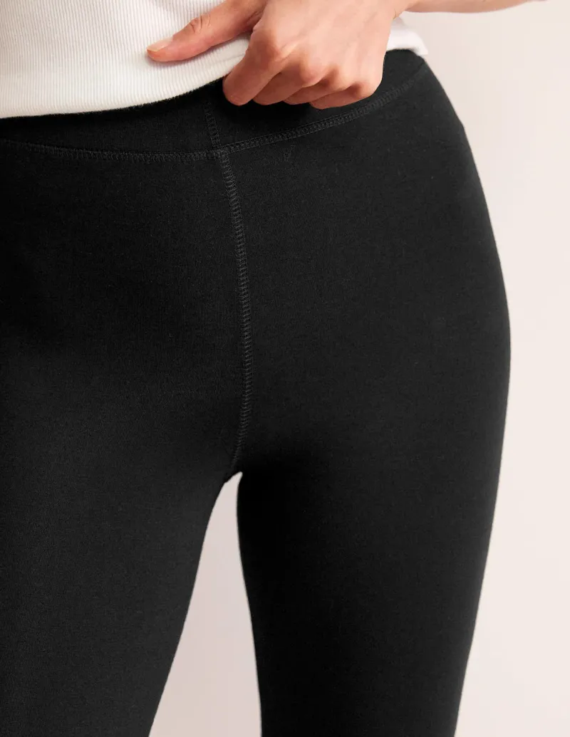 Nightwear & Lougewear | Pants-Boden High Rise Jersey Leggings- Black