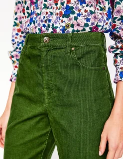 Jeans-Boden High Rise Straight Cord Jeans-Promenade Green PromenadeGreen