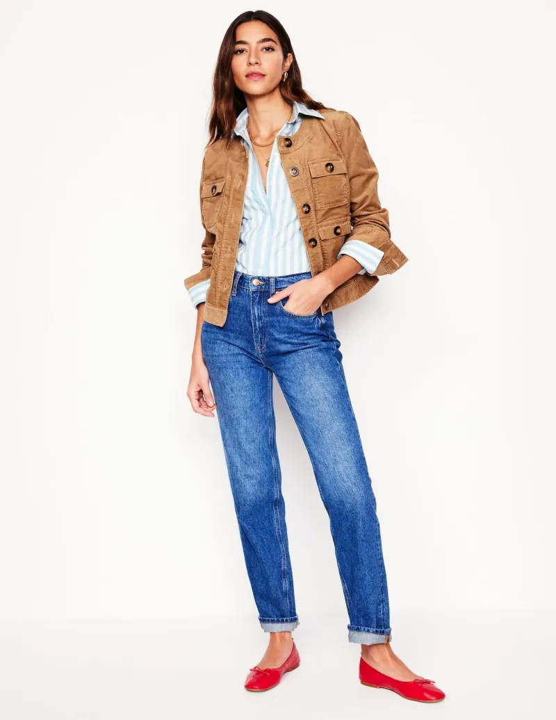 Jeans-Boden High Rise Straight Leg Jeans-Mid Vintage MidVintage