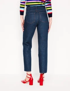 Jeans-Boden High Rise Straight Leg Jeans- Indigo