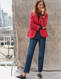 Jeans-Boden High Rise Straight Leg Jeans- Indigo