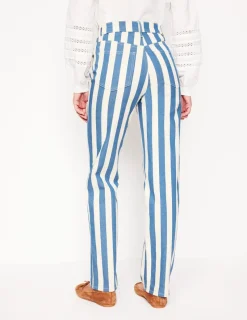 Jeans-Boden High Rise Stripe Jeans-Marine Wide Stripe MarineWideStripe