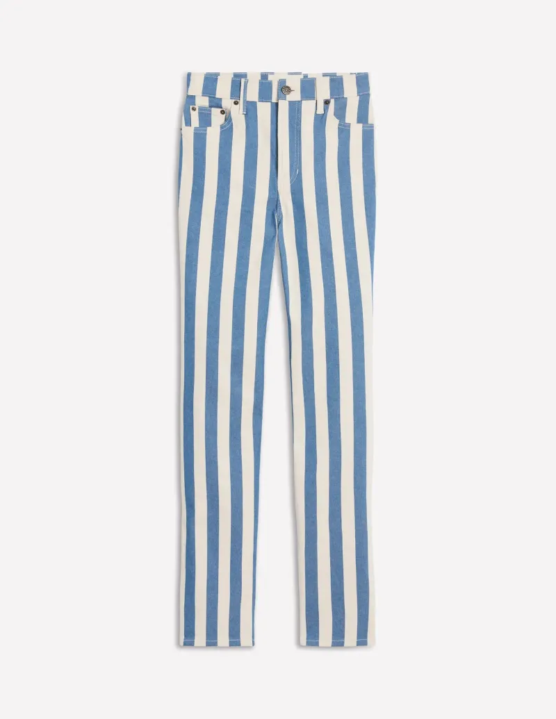 Jeans-Boden High Rise Stripe Jeans-Marine Wide Stripe MarineWideStripe