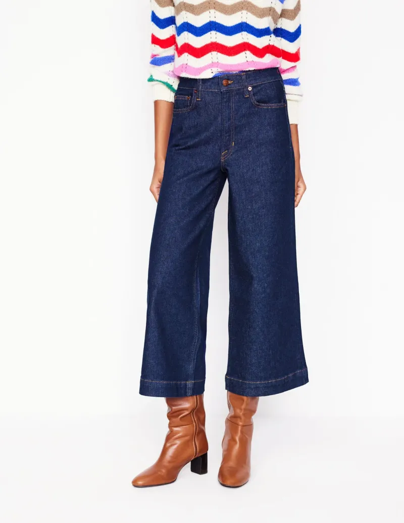 Jeans-Boden High Rise Wide Crop Jeans-Indigo Rinse IndigoRinse