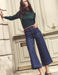 Jeans-Boden High Rise Wide Crop Jeans-Indigo Rinse IndigoRinse