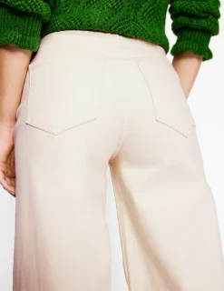 Jeans-Boden High Rise Wide Leg Jeans- Ecru