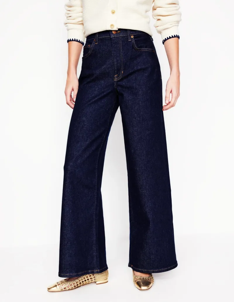 Jeans-Boden High Rise Wide Leg Jeans-Indigo Rinse IndigoRinse