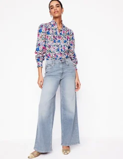 Jeans-Boden High Rise Wide Leg Jeans-Light Vintage LightVintage