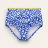 Swimwear & Beachwear-Boden High Waisted Bikini Bottoms-Blue Leopard BlueLeopard