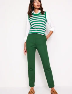 Pants-Boden Highgate Ponte Pants- Pine