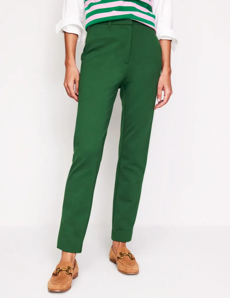 Pants-Boden Highgate Ponte Pants- Pine