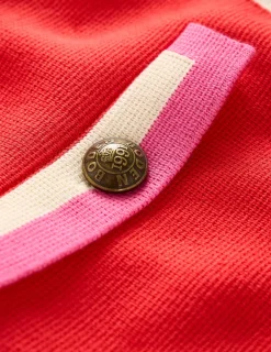 Sweaters & Cardigans-Boden Holly Collared Knitted Jacket-Strawberry Tart Red StrawberryTartRed