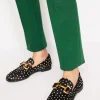 Suits & Tailoring | Flats-Boden Iris Snaffle Loafers-Black and Camel Spot BlackandCamelSpot
