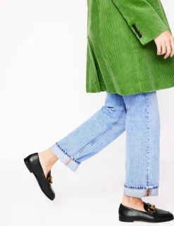 Suits & Tailoring | Flats-Boden Iris Snaffle Loafers- Black