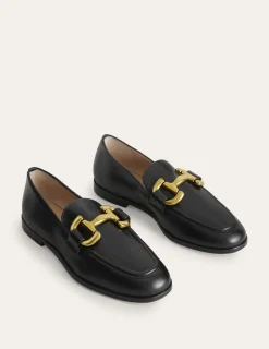 Suits & Tailoring | Flats-Boden Iris Snaffle Loafers- Black