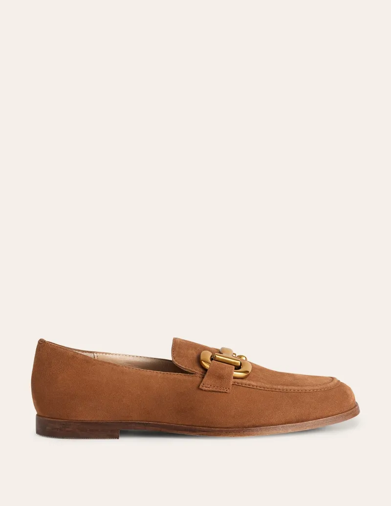 Suits & Tailoring | Flats-Boden Iris Snaffle Loafers-Ginger Snap Suede GingerSnapSuede