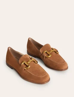 Suits & Tailoring | Flats-Boden Iris Snaffle Loafers-Ginger Snap Suede GingerSnapSuede