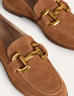 Suits & Tailoring | Flats-Boden Iris Snaffle Loafers-Ginger Snap Suede GingerSnapSuede