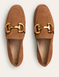 Suits & Tailoring | Flats-Boden Iris Snaffle Loafers-Ginger Snap Suede GingerSnapSuede