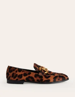 Suits & Tailoring | Flats-Boden Iris Snaffle Loafers- Leopard