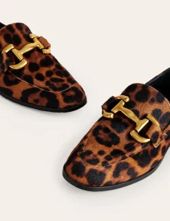 Suits & Tailoring | Flats-Boden Iris Snaffle Loafers- Leopard